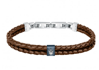 Bracciale Maserati Uomo RECYCLED LEATHER in Pelle JM422AVE14 - JM422AVE14
